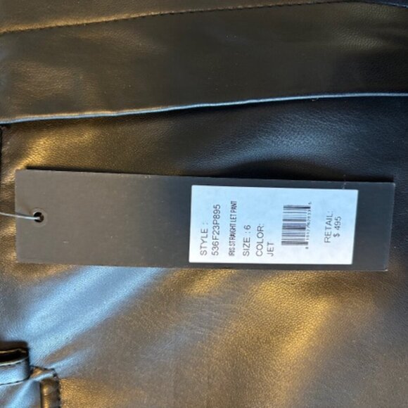 Toccin Iris Faux Leather Pants - Picture 10 of 13